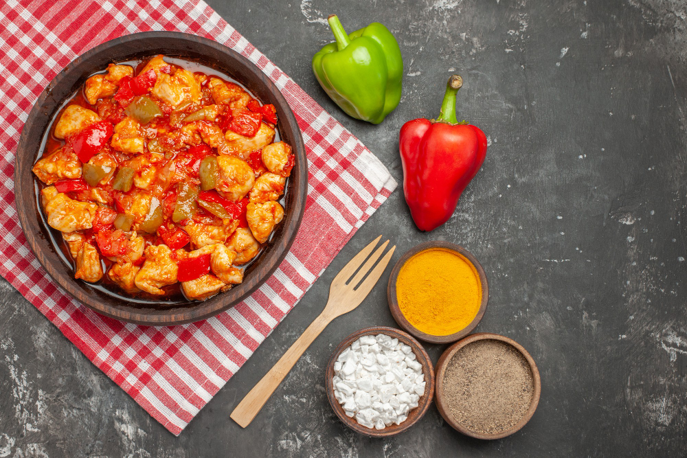 Курка в кисло-солодкому соусі