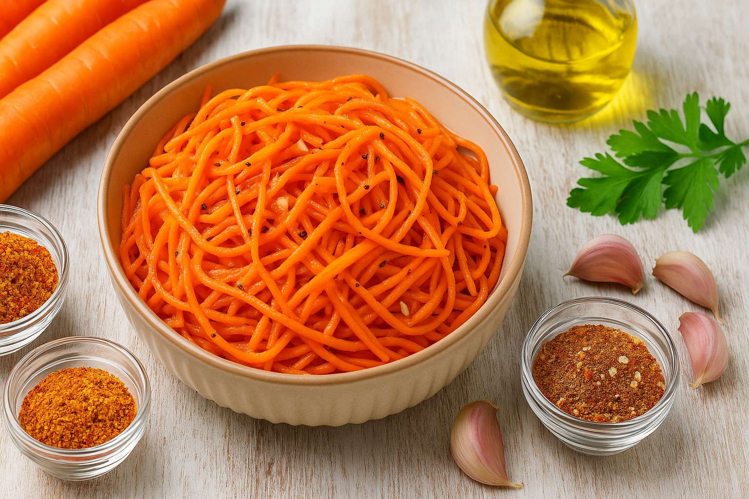 салат морква по корейськи